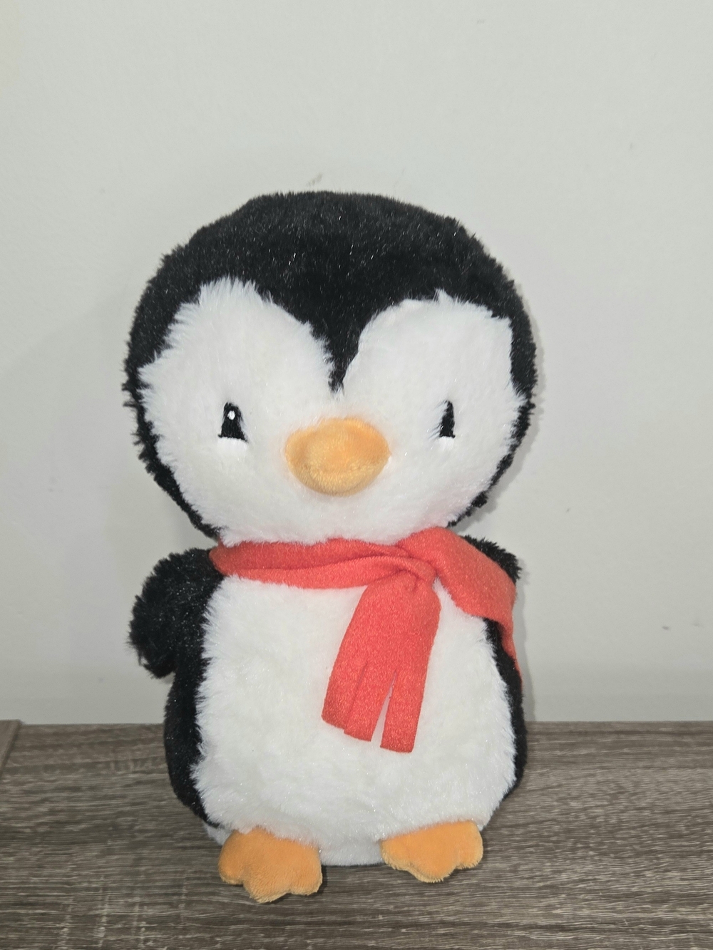 Hallmark Penguin with Red Scarf Plush So Cute 8"
